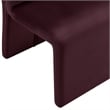 Emory Upholstered Performance Velvet Dining Side Chair in Mulberry