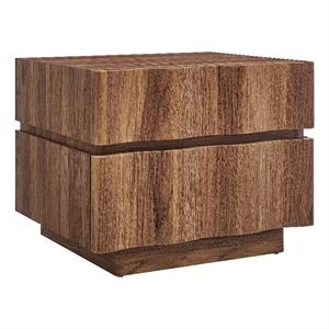 Isola 2 Drawer Nightstand in Walnut