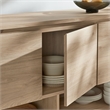 Duval 62 Inch Oval Sideboard in Light Oak