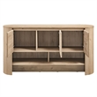 Duval 62 Inch Oval Sideboard in Light Oak