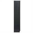 Modway Anwen Solid Wood and Glass Display Cabinet in Black Oak