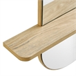 Solstice Large Oval Mirror in Oak
