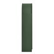 Dahlia 78 Inch Fluted and Scalloped Arched Storage Cabinet in Hunter Green