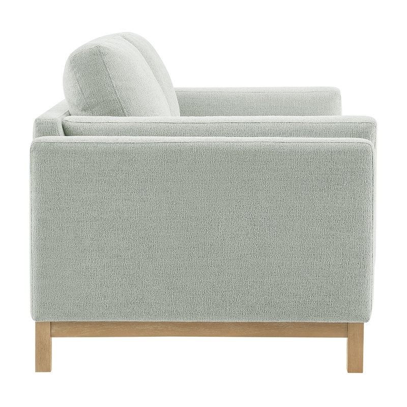 Modway Roscoe 63 inch Fabric Loveseat in Gray