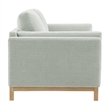 Modway Roscoe 63 inch Fabric Loveseat in Gray