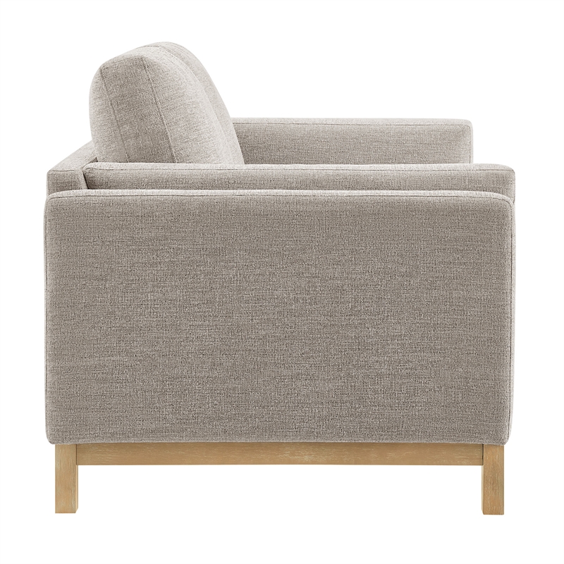 Modway Roscoe 63 inch Fabric Loveseat in Gray