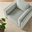 Modway Roscoe Fabric Armchair in Gray