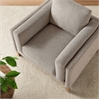 Modway Roscoe Fabric Armchair in Gray
