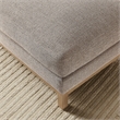 Modway Roscoe Fabric Ottoman in Gray