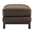 Modway Roscoe Vegan Leather Ottoman in Brown