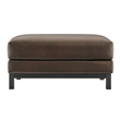 Modway Roscoe Vegan Leather Ottoman in Brown