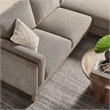 Modway Roscoe Right-Facing Fabric Sectional Sofa with Chaise in Gray
