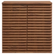 Modway Render Wall Mounted Bathroom Cabinet in Brown