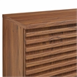 Modway Render Wall Mounted Bathroom Cabinet in Brown