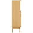 Modway Render Freestanding Bathroom Storage Cabinet in Brown