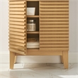 Modway Render Freestanding Bathroom Storage Cabinet in Brown