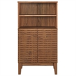 Modway Render Freestanding Bathroom Storage Cabinet in Brown