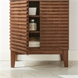 Modway Render Freestanding Bathroom Storage Cabinet in Brown