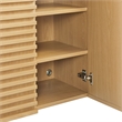 Modway Render Bathroom Cabinet Set in Brown