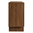 Modway Owen 59 Inch 4 Door Geometric Sideboard in Brown