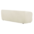 Monica 88 Inch Boucle Fabric Sofa in Cream