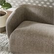 Monica 88 Inch Boucle Fabric Sofa in Earth