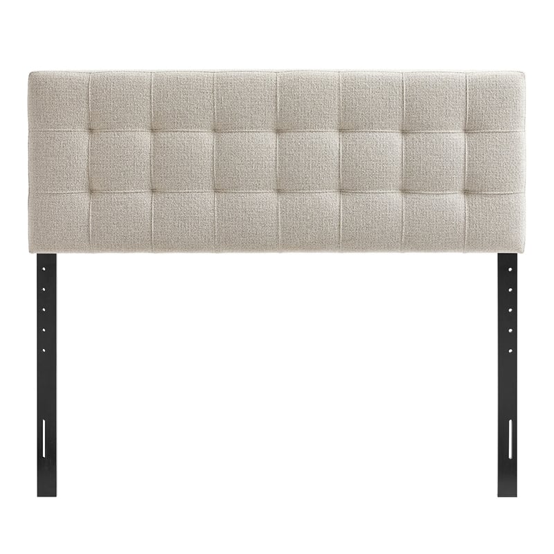 Lily Upholstered Full Size Headboard in Dove