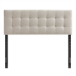 Lily Upholstered Full Size Headboard in Dove