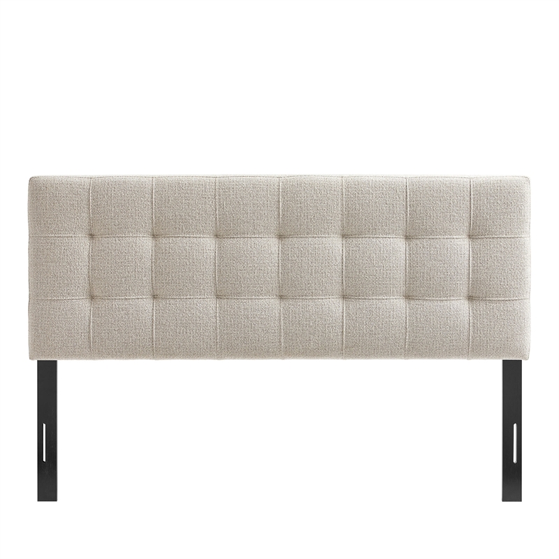 Lily Upholstered Full Size Headboard in Dove