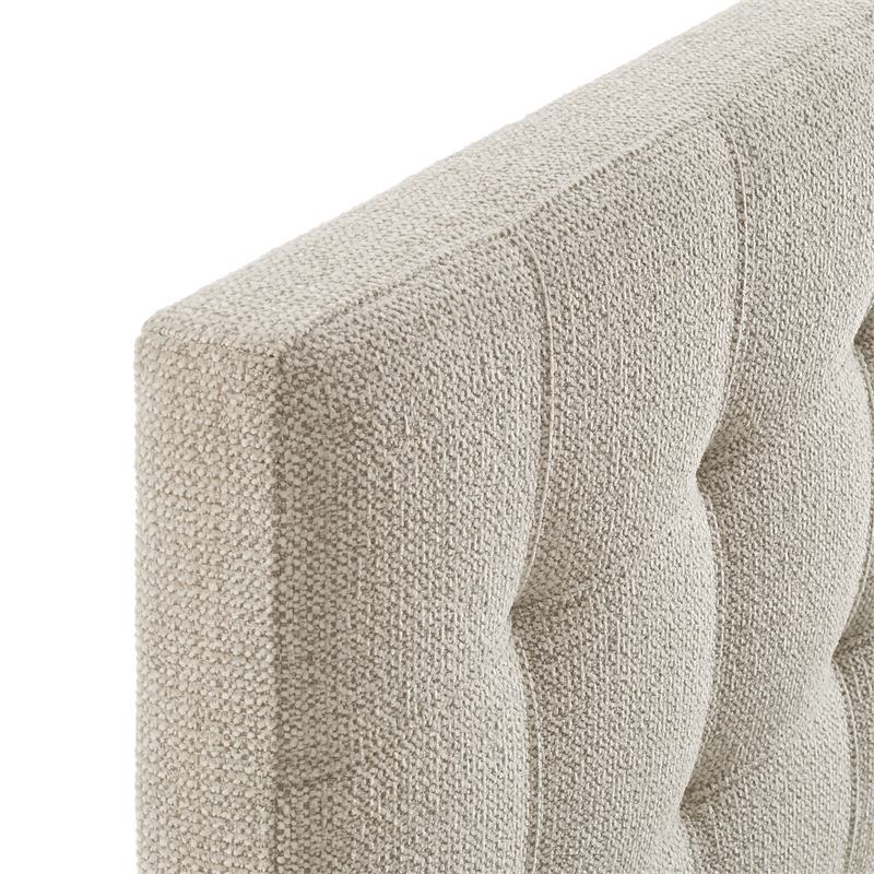 Lily Upholstered Full Size Headboard in Dove