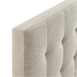 Lily Upholstered Full Size Headboard in Dove