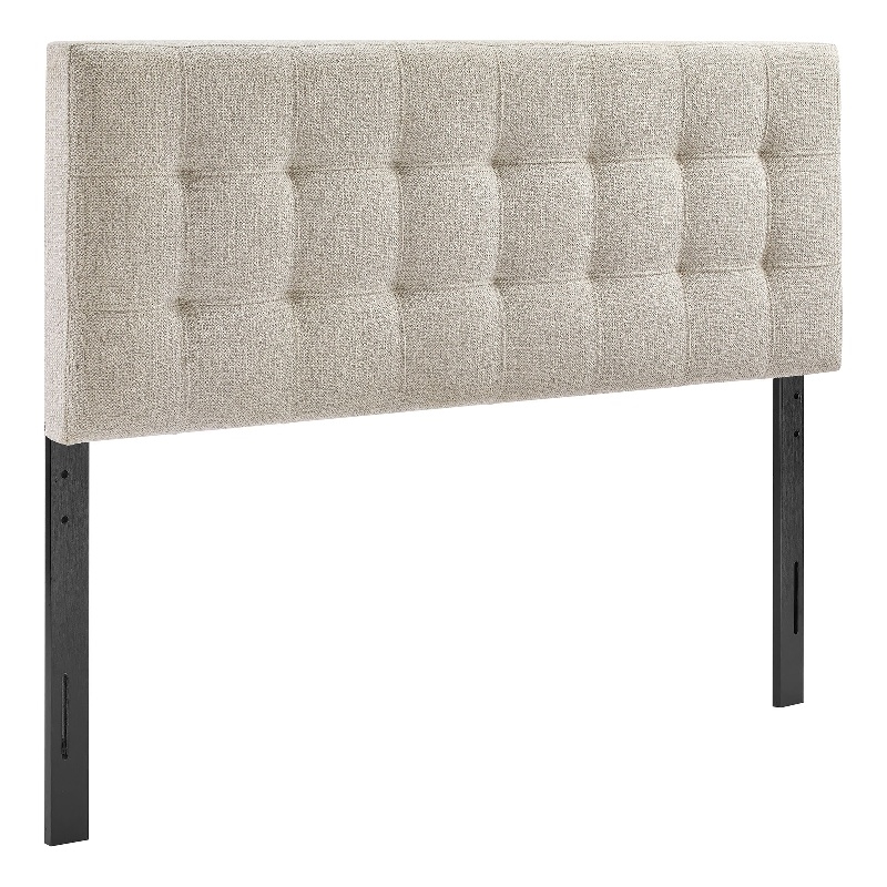 Lily Upholstered Full Size Headboard in Dove