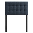 Lily Upholstered Twin Size Headboard in Navy