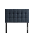 Lily Upholstered Twin Size Headboard in Navy
