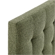 Lily Upholstered Twin Size Headboard in Leaf