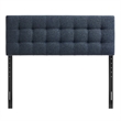 Lily Upholstered Full Size Headboard in Navy