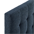 Lily Upholstered Full Size Headboard in Navy