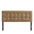 Lily Vegan Leather Full Size Headboard in Toast
