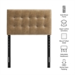 Lily Vegan Leather Twin Size Headboard in Toast