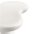 Elowen Outdoor Patio Side Table in White