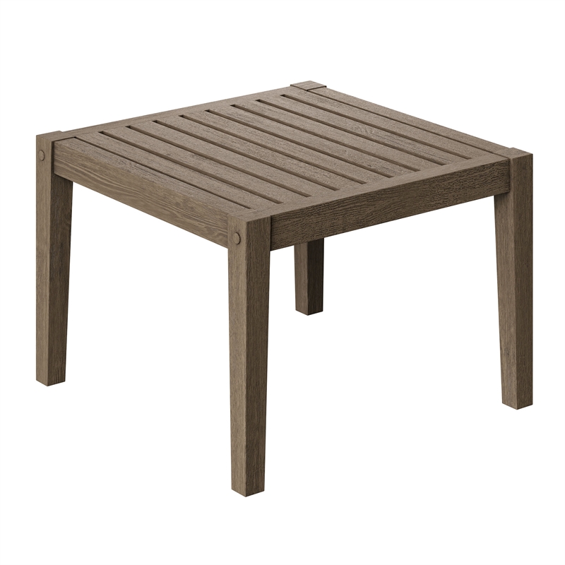 Northlake 3-Piece Patio Teak Furniture Set with Chaise Lounges and Side Table