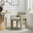 Daven Fabric Upholstered Dining Chair in Linen