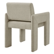 Daven Fabric Upholstered Dining Chair in Linen
