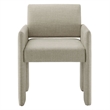 Daven Fabric Upholstered Dining Chair in Linen