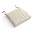 Jax Fabric Dining Chair Seat Cushion in Oatmeal Stripe