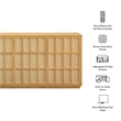 Aiko 76 Inch Japandi Sideboard in Light Oak