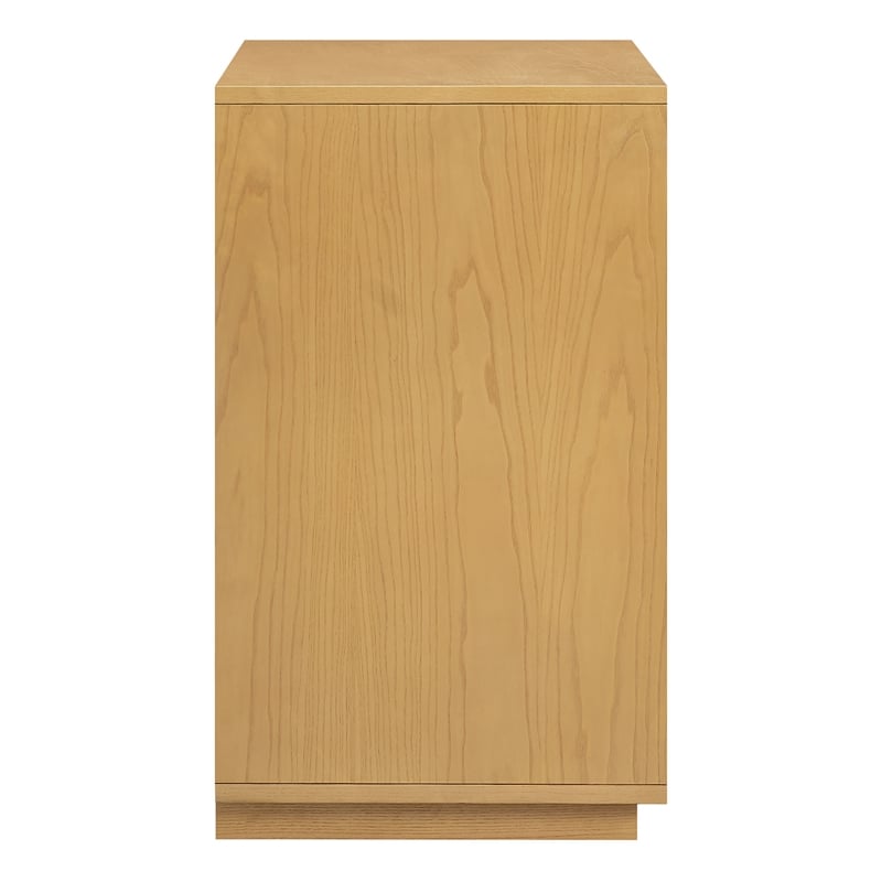 Aiko 39 Inch Japandi Accent Cabinet in Light Oak