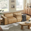 Restore 2-Piece Vegan Leather Modular Loveseat in Toast