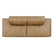 Restore 2-Piece Vegan Leather Modular Sofa in Toast
