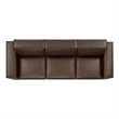 Restore 3-Piece Vegan Leather Modular Sofa Set in Espresso